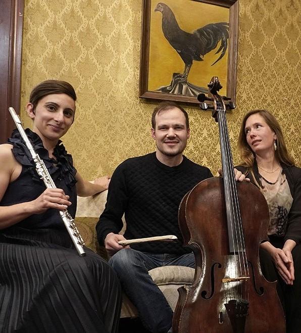 Ellie Falaris Ganelin, Lewis Patzner, and Elektra Schmidt