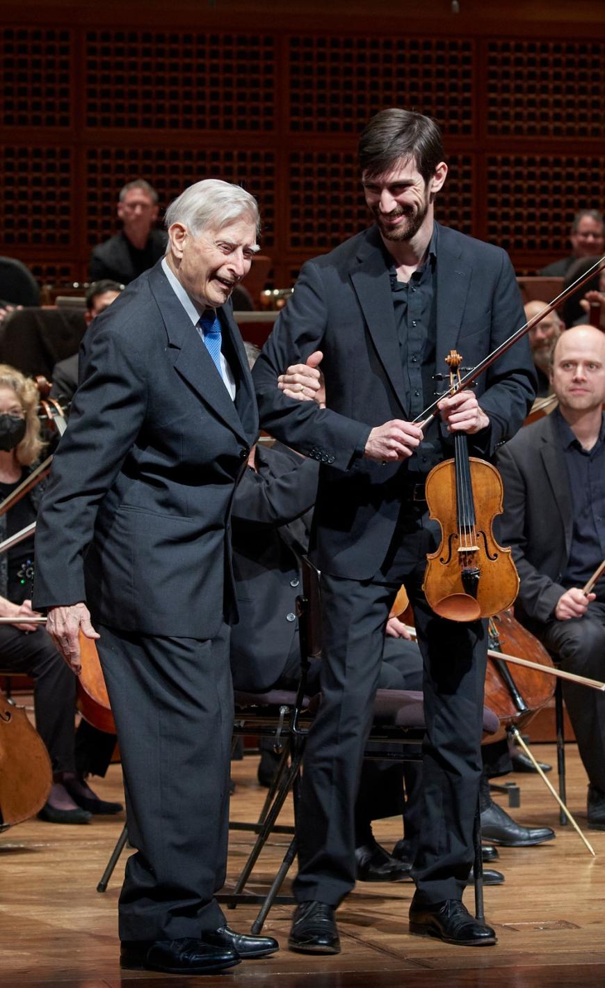 Herbert Blomstedt and Wyatt Underhill