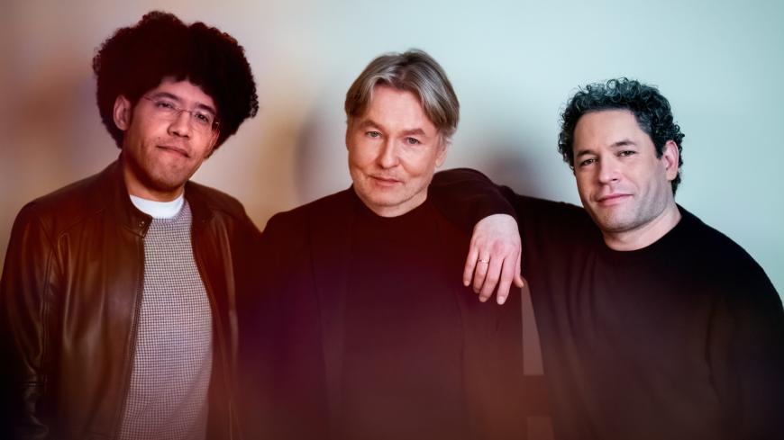 Rafael Payare, Esa-Pekka Salonen, and Gustavo Dudamel