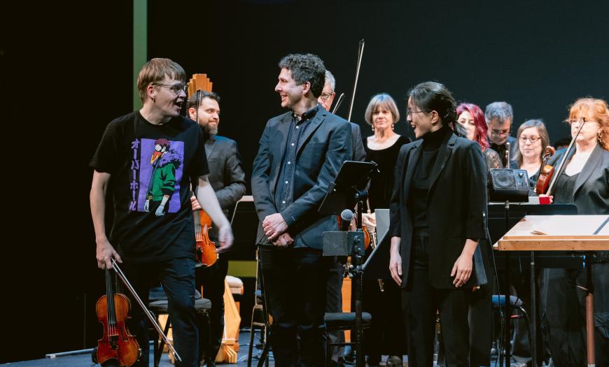 Pekka Kuusisto, Jesper Nordin, and Molly Young