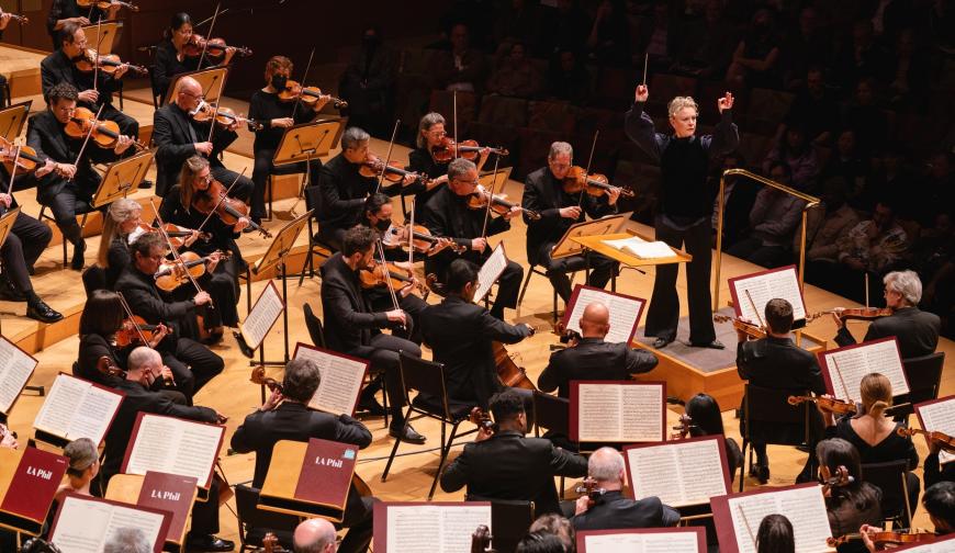 Susanna Mälkki leads the LA Phil