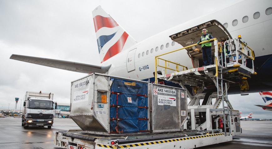 Loading a plane