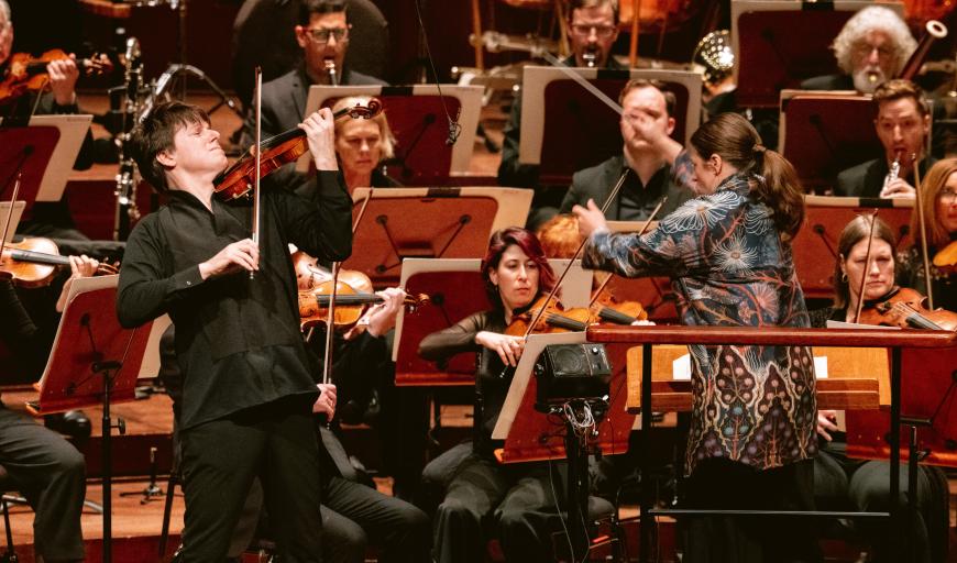 Joshua Bell and Dalia Stasevska