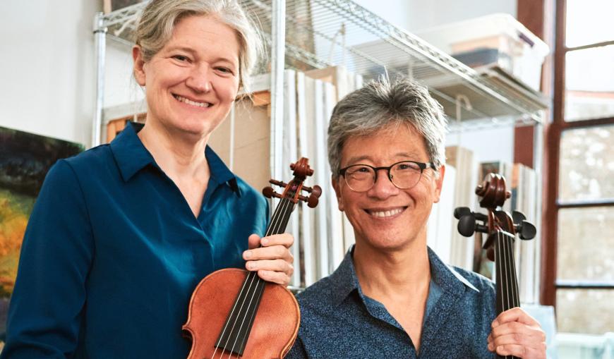 Anna Presler and Leighton Fong