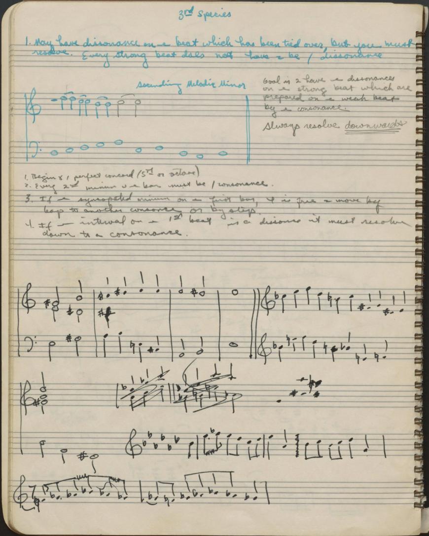 Notebook page