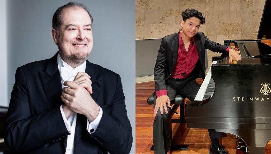 Garrick Ohlsson and Parker Van Ostrand