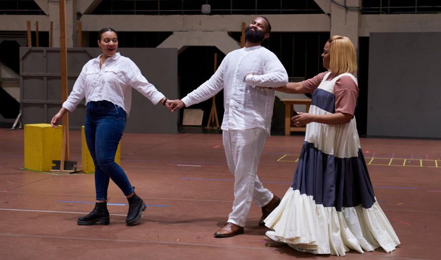 Early rehearsal of Omar