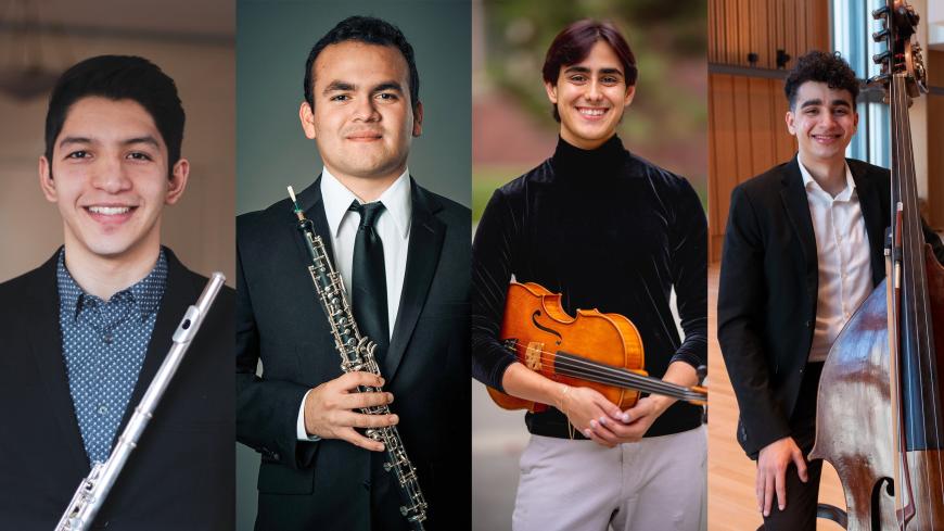 Alejandro Lombo, Eder Rivera, Nicolas Valencia, and Matthew Peralta