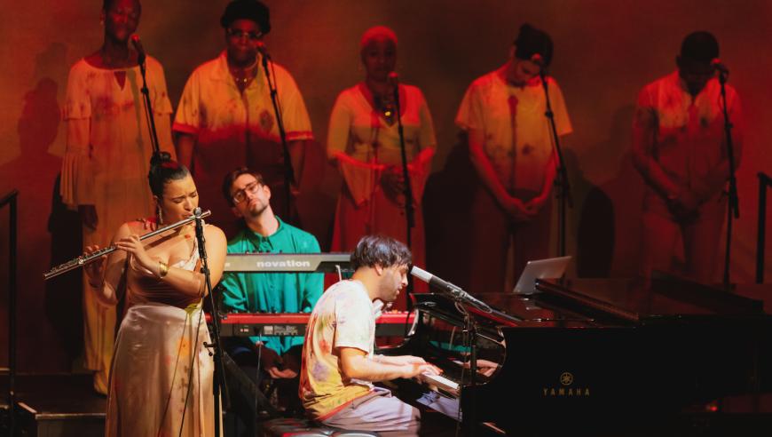 Samora Pinderhughes and friends in The Healing Project | Credit: Lawrence Sumulong