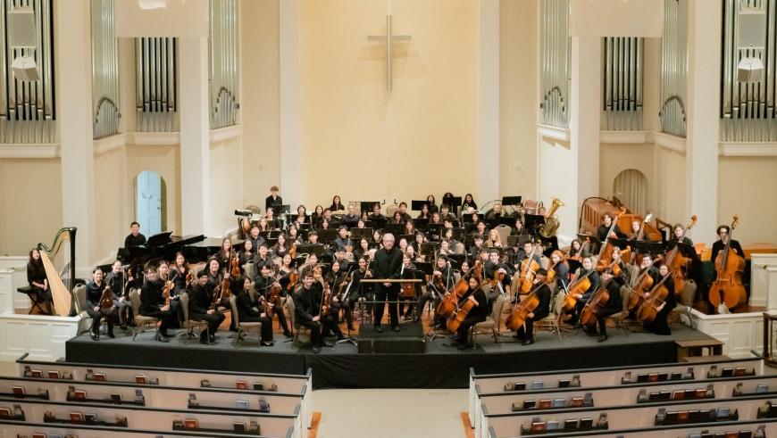 David Ramadanoff and the Young People’s Symphony Orchestra