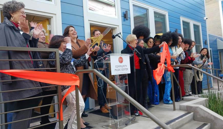 Ribbon cutting