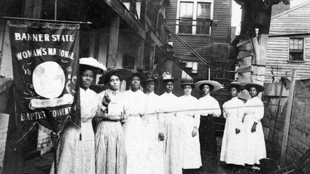 Nannie Burroughs and Suffragists, 1905 (Library of Congress)