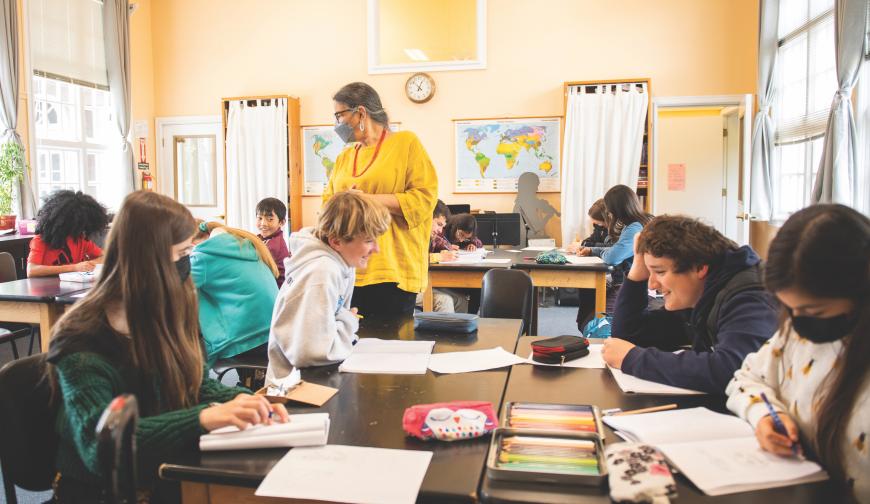 Eighth-grade class