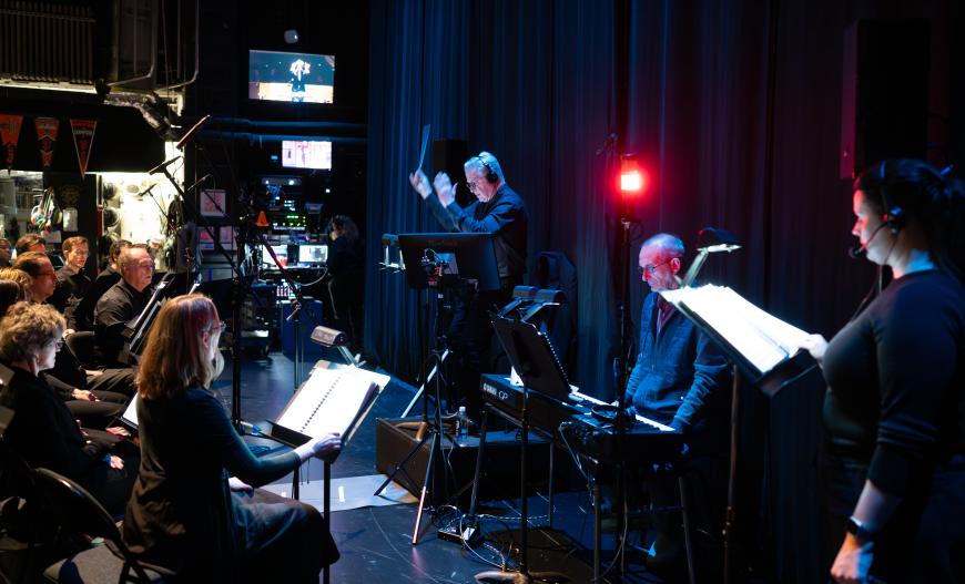 Offstage chorus