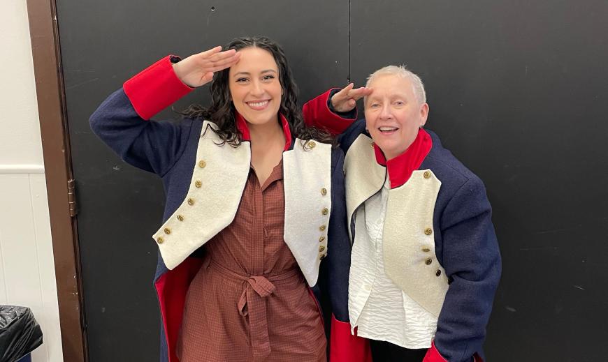 Véronique Filloux and Erie Mills