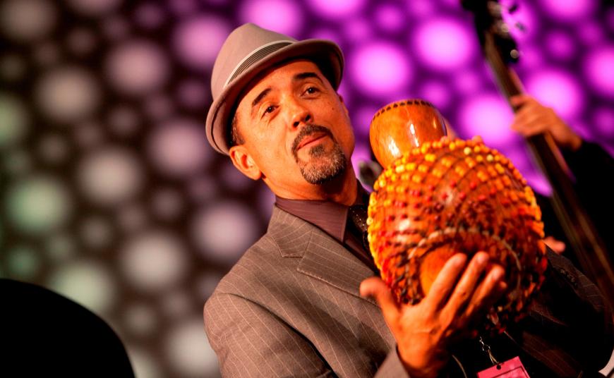 John Santos has been involved with Living Jazz since 1986 and has w