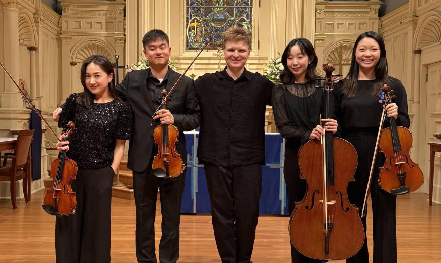 Mateusz Kowalski and the Fulmina Quartet