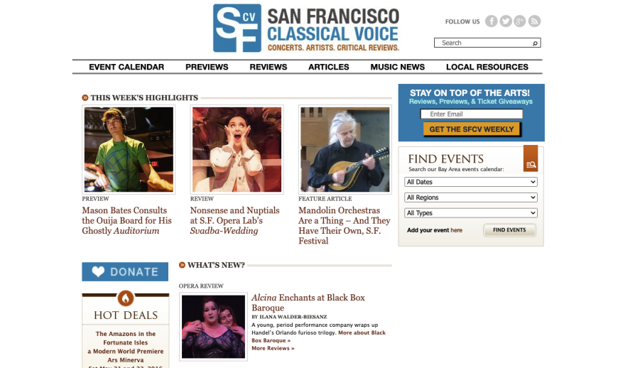 SFCV website