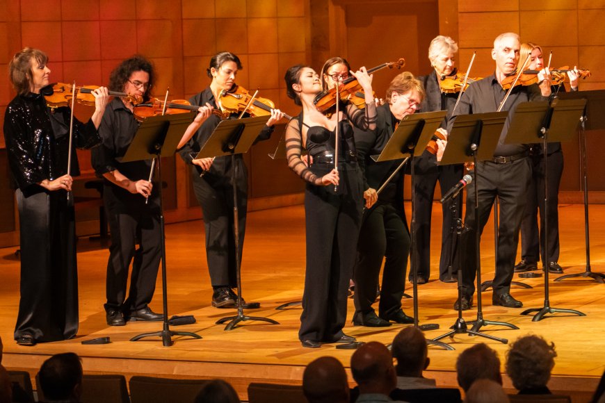 Simone Porter with the New Century Chamber Orchestra