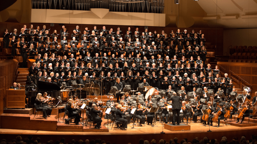 The San Francisco Choral Society, under the direction of Robert Geary | Courtesy of the SF Choral Society