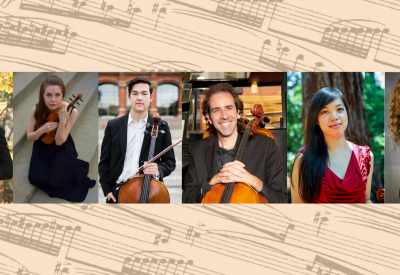 Ryan Jacobsen, Caitlin Stokes, violin; Alexandra Simpson, Sarah Lee, viola;  Jonathan Lee and Isaac Pastor-Chermak, cello