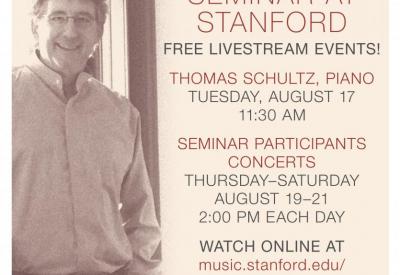 Thomas Schultz Summer Piano Seminar at Stanford Concert [1]