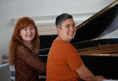 Sarah Cahill and Regina Myers Piano Duo (Photo by Miranda Sanborn)