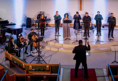 Jacaranda Chamber Ensemble and conductor Anthony Parnther