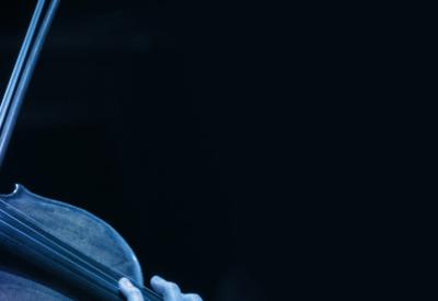 Violinist playing