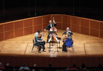 Chamber musicians at Davies