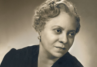 A sepia photograph of Florence Price.