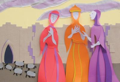 Artwork for LA Opera’s The Three Women of Jerusalem