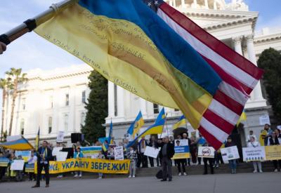 Protest in support of Ukraine