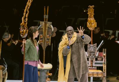 Laurel Jenkins and Willard White