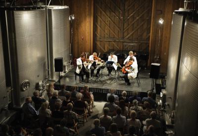 Music in the Vineyards concert at Frog's Leap Winery