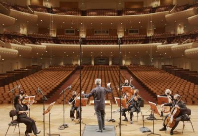 Empty Davies Symphony Hall