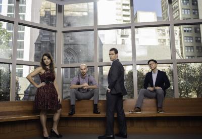 The Dover Quartet performs Sunday, September 25, 2022 in Hertz Hall. (credit: Roy Cox)