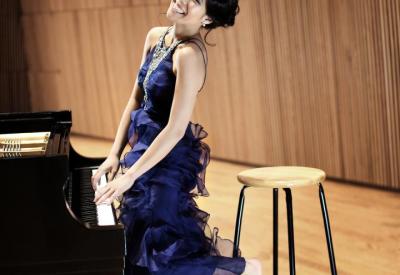 Joyce Yang performs Sunday, January 22, 2023 in Hertz Hall. (credit: Courtesy of Joyce Yang)