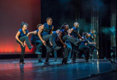 Step Afrika! performs Saturday, February 25, 2023 in Zellerbach Hall. (credit: Sekou Luke)