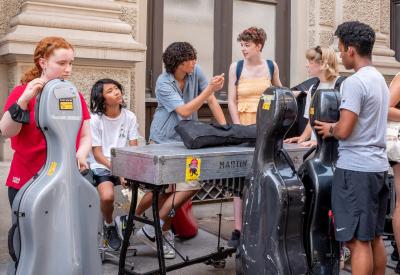 Unloading the instruments