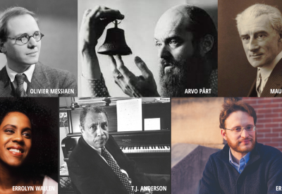 Composers: Olivier Messiaen, Arvo Pärt, Maurice Ravel, Errollyn Wallen, T.J. Anderson, Eric Nathan 