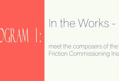 Program 1: In the Works