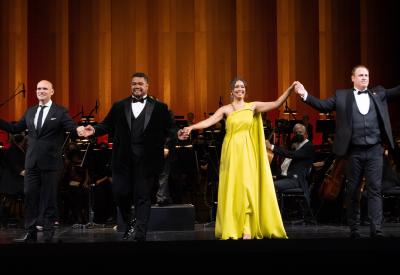 Quartet of singers