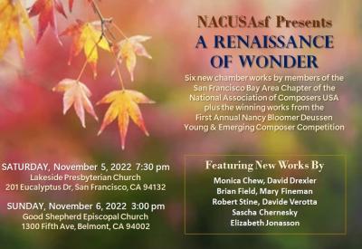 NACUSAsf presents "A Renaissance of Wonder"