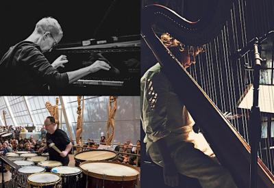 Myra Melford: piano, Zeena Parkins: harp, William Winant: percussion