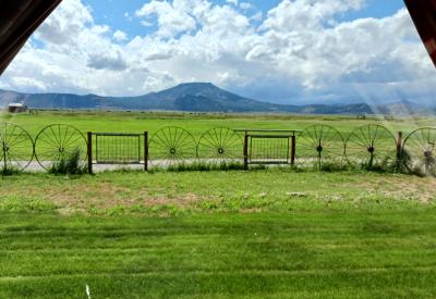 The view from a Sierra Valley ranch