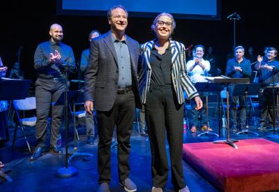 Composer Peter Knell and librettist Stephanie Fleischmann