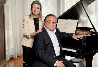 Patricia Kristof Moy and Shinji Eshima