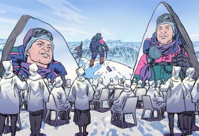 Rendering of Everest