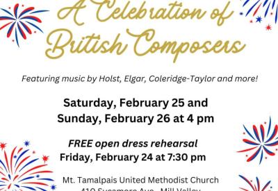 Mill Valley Philharmonic - A Celebration of British Composers
